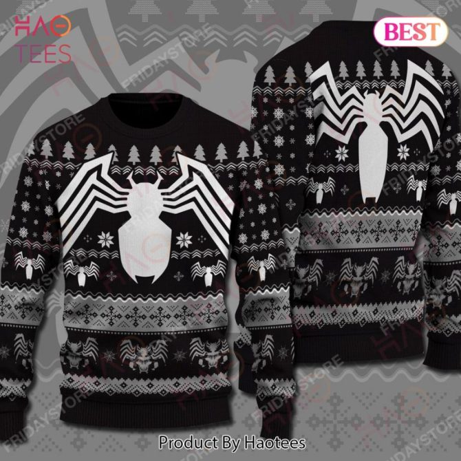 Cozy Spider-Inspired Ugly Christmas Sweater - Festive Holiday Knitwear For Fans!