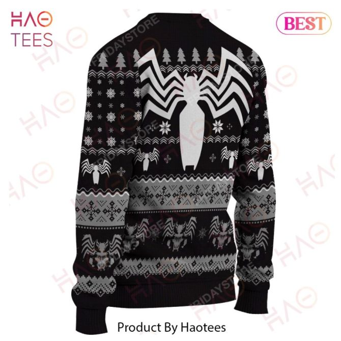 Cozy Spider-Inspired Ugly Christmas Sweater - Festive Holiday Knitwear For Fans! - Image 2