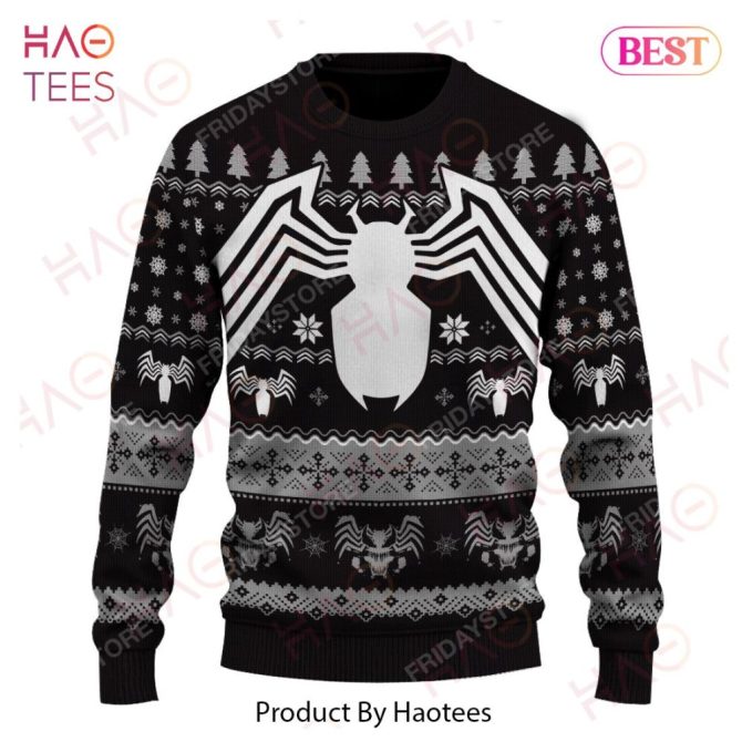 Cozy Spider-Inspired Ugly Christmas Sweater - Festive Holiday Knitwear For Fans! - Image 3