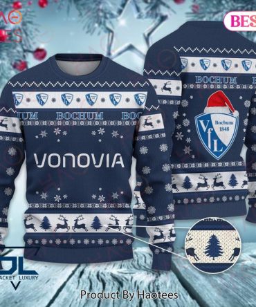Cozy Vfl Bochum Christmas Sweater - Festive & Stylish Design For Fans