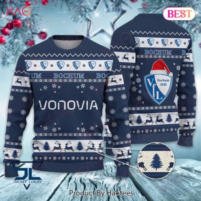 Cozy Vfl Bochum Christmas Sweater - Festive & Stylish Design For Fans
