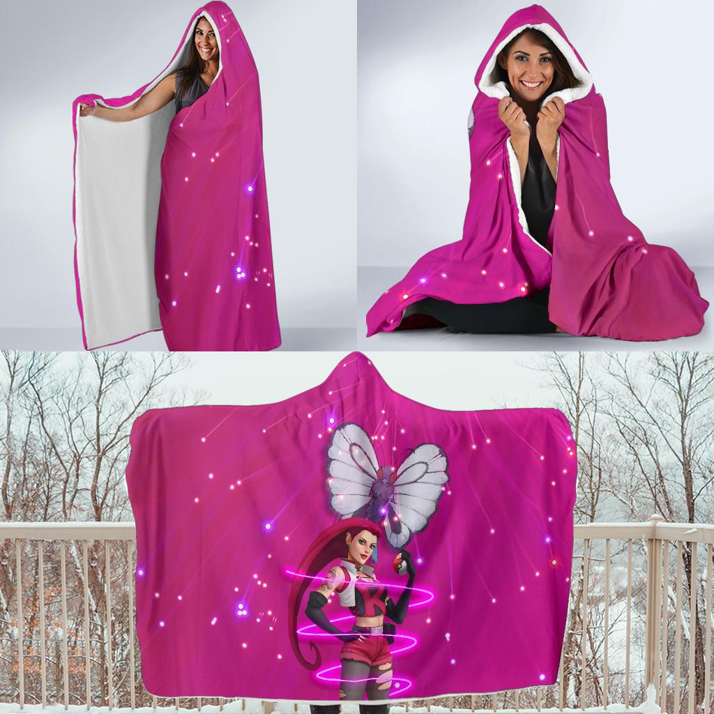 Vibing Jessie Pokemon Hooded Blanket - Image 4