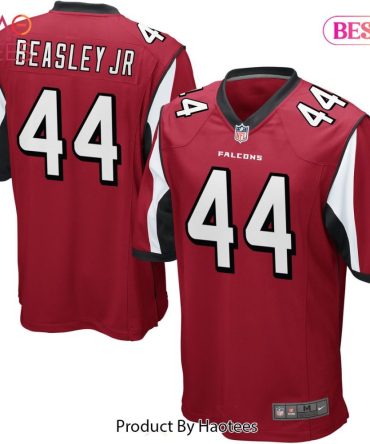 Authentic Falcons #44 Beasley Jr Jersey - Men'S Red Nfl Fan Gear