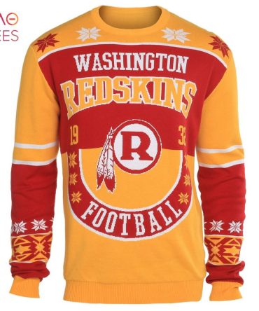 Best Washington Redskins Cotton Retro Ugly Christmas Sweater