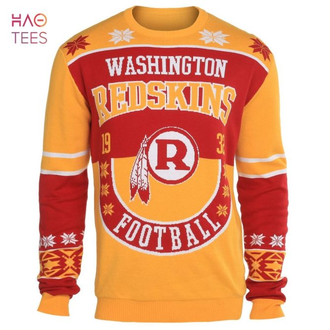 Best Washington Redskins Cotton Retro Ugly Christmas Sweater