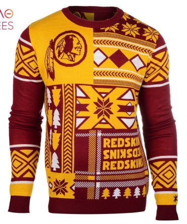 Best Washington Redskins Patches Nfl Ugly Christmas Sweater