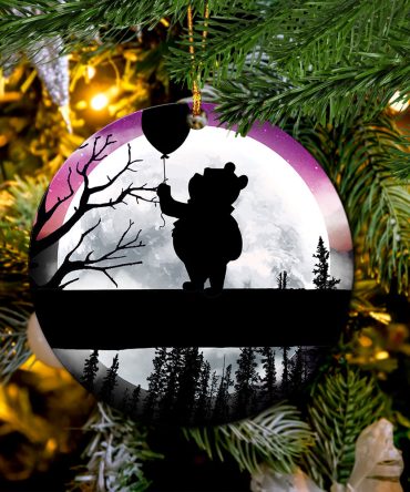 Winnie The Pooh Moon Night Ceramic Ornament Perfect Gift For Holiday