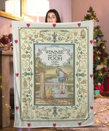 Cozy Winnie The Pooh Blanket - Vintage Classic Design For Home & Gifts