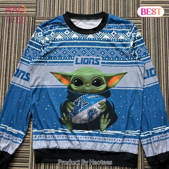 Cozy Baby Alien Lions Holiday Sweater – Perfect Gift For Fans & Football Lovers!