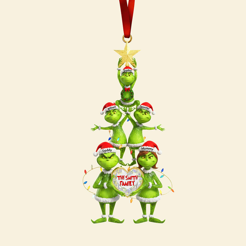 “Celebrate Family Togetherness” – Personalized Christmas Ornament – Custom Gift For Families, Friends & Loved Ones - Image 4