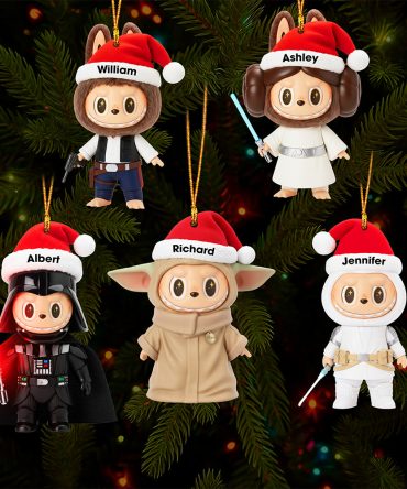 “Celebrate The Cosmos With Our Cute Space Warriors!” – Personalized Christmas Ornament, Perfect Gift For Cosmic Lovers