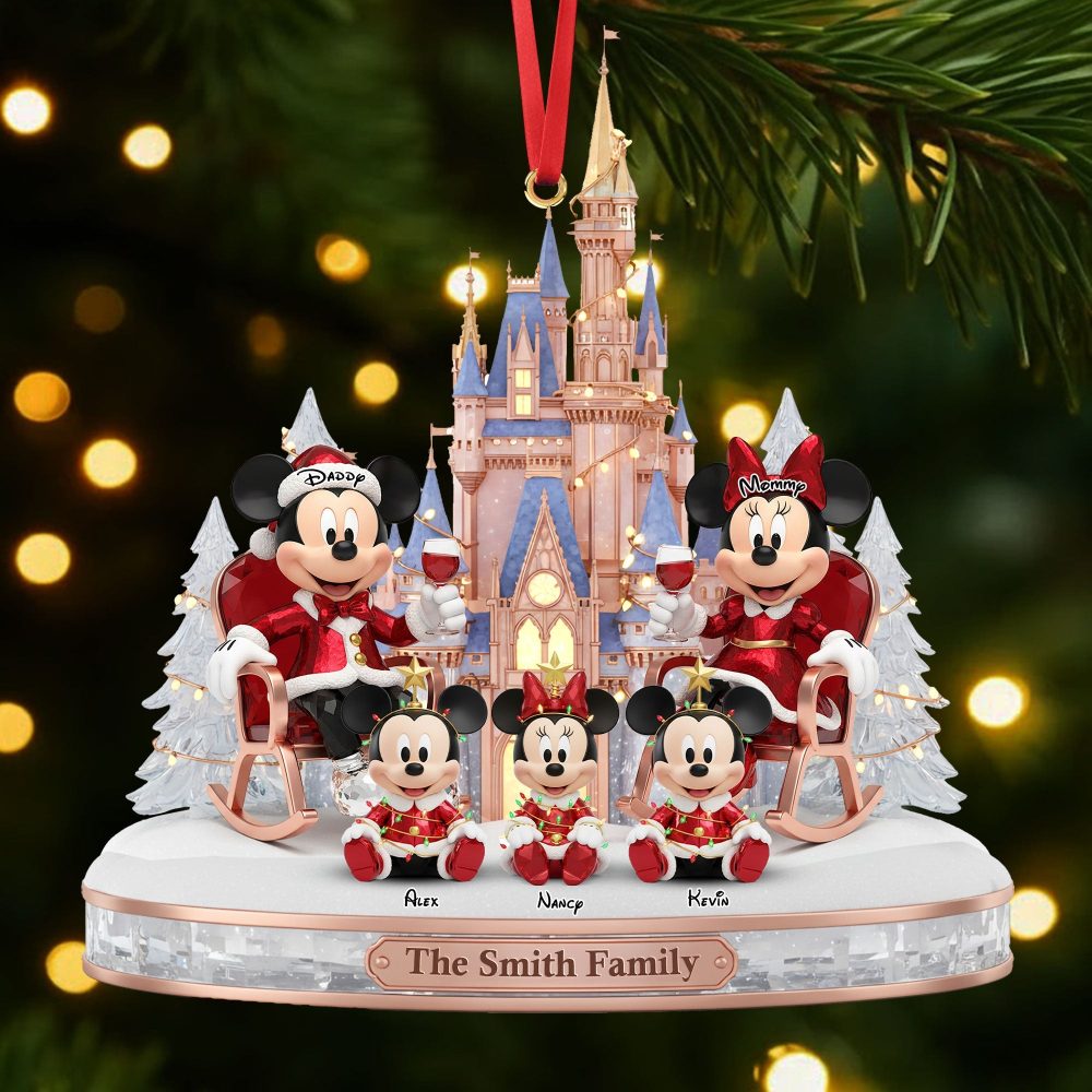 “Celebrate Family Togetherness” - Personalized Family Christmas Ornament - Custom Gift For Parents, Kids, And Loved Ones - Image 2