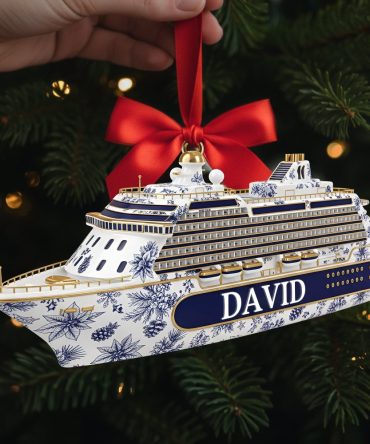 Sail Away With Personalized Charm - Road Trip Cruising Ornament - Custom Gifts For Cruising Lovers