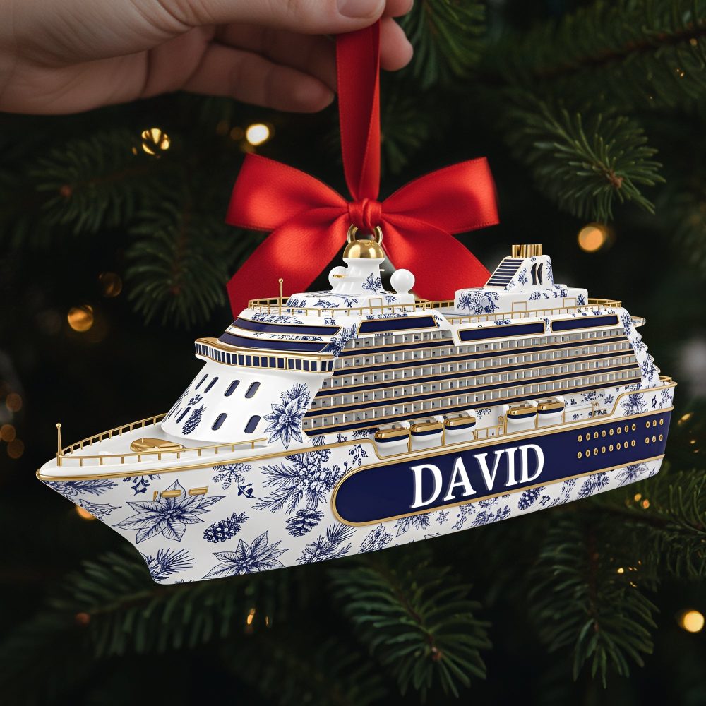 Sail Away With Personalized Charm - Road Trip Cruising Ornament - Custom Gifts For Cruising Lovers