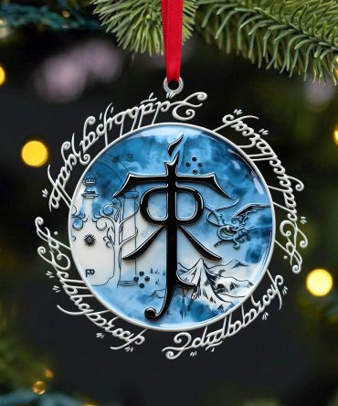 Blue Fantasy Ornament - Personalized Gift For Movie Fans