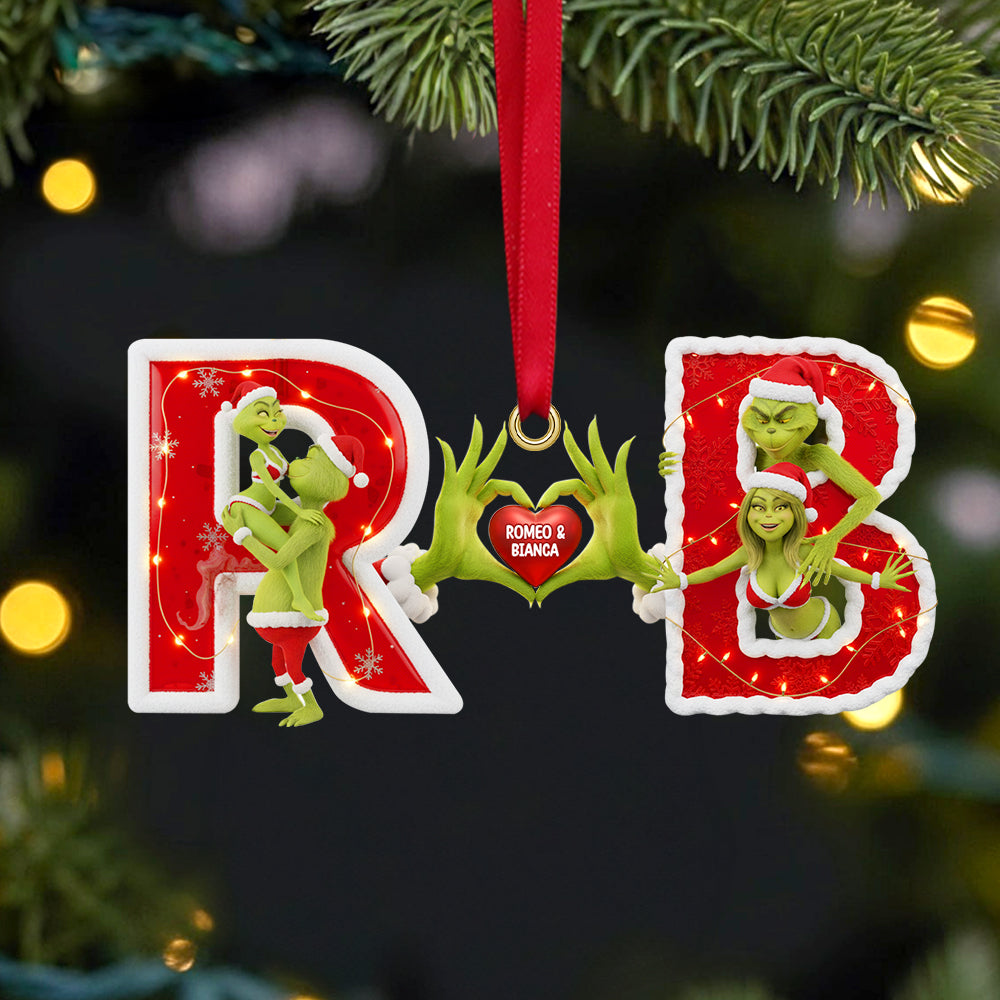 Celebrate Love This Christmas! - Custom Alphabet Letter Gifts - A Unique Ornament For Couples, Family & Friends - Image 2