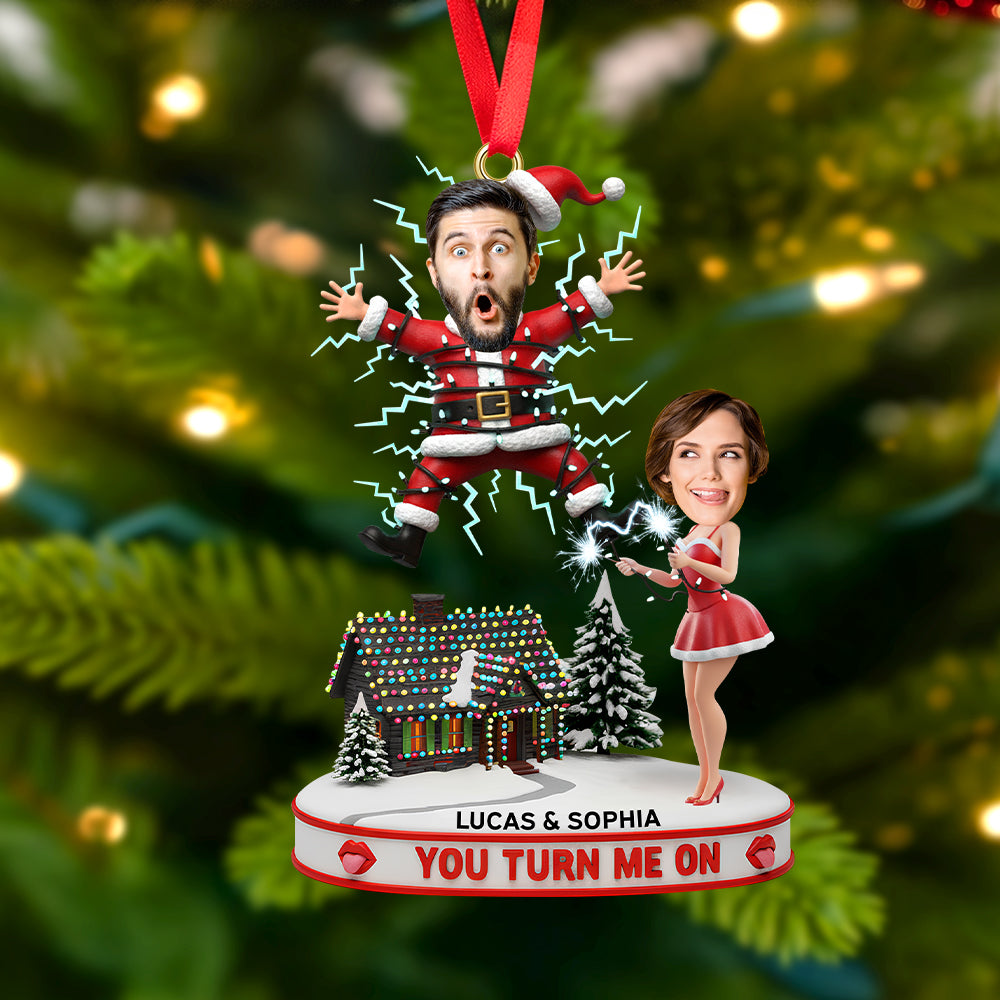 Spark Joy With A Custom Fun Couple Electric Shock Ornament! - Image 3