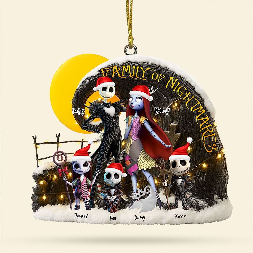 Celebrate Your Spooky Family Spirit - Personalized Spooky Family Ornament - Image 4
