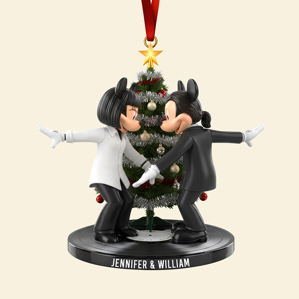 Dance Through Life Together - Personalized Dancing Couple Ornament - Image 3