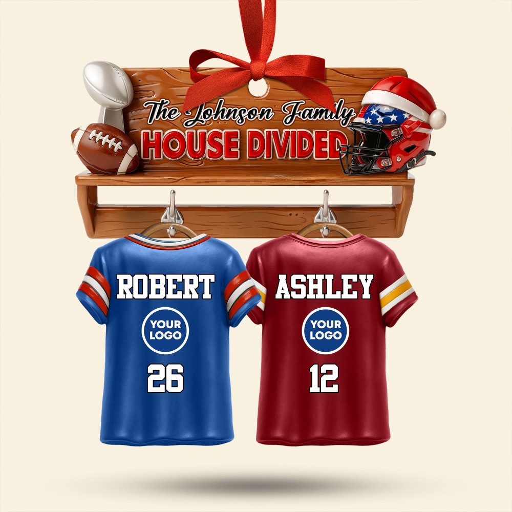 House Divided Family Ornament - A Personalized Touch For Family Unity - Image 3