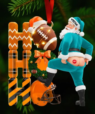 Bring Joy This Holiday Season - Funny Santa Christmas Ornament - Personalized Gift For Friends, Family, And Kids