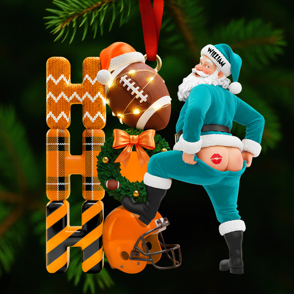Bring Joy This Holiday Season - Funny Santa Christmas Ornament - Personalized Gift For Friends, Family, And Kids