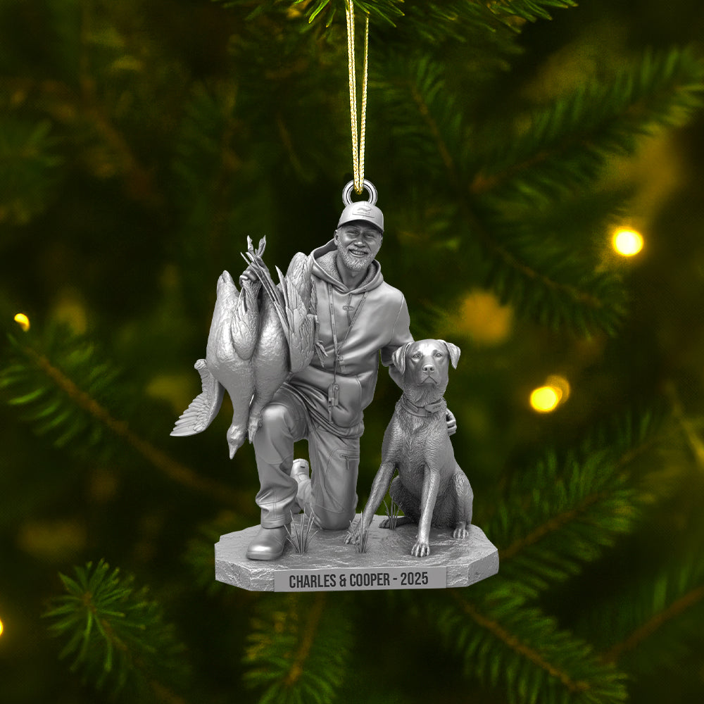 Celebrate Your Hunting Memories - Hunting Trophy Moment Christmas Ornament, Personalized Gift For Outdoor Enthusiasts