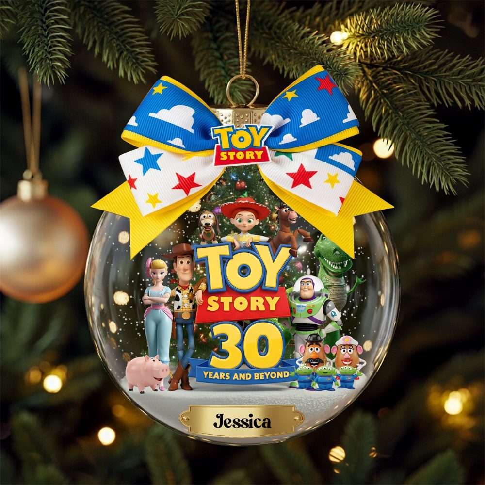30 Years Of Laughter, Love & Beyond - Personalized Toy Story Ornament - Image 2