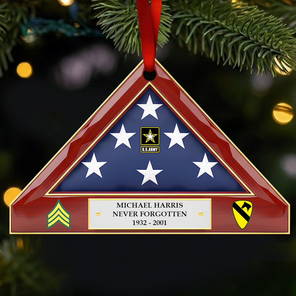 Honoring Heroes - Personalized Military Christmas Ornament For Veterans - Image 3