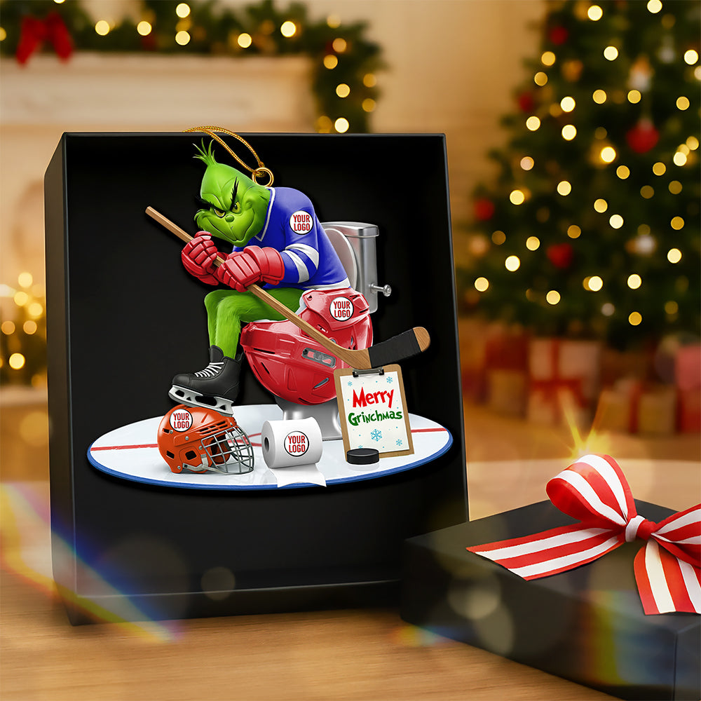 “Make Your Holidays Merry And Bright!” - Strong Rivalry Sports Ornament, Personalized Gift For Sports Fans - Image 2