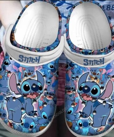 LIMITED EDITION Lilo& Stitch Crocs - Comfortable Beach Sandals With Fun Cartoon Design