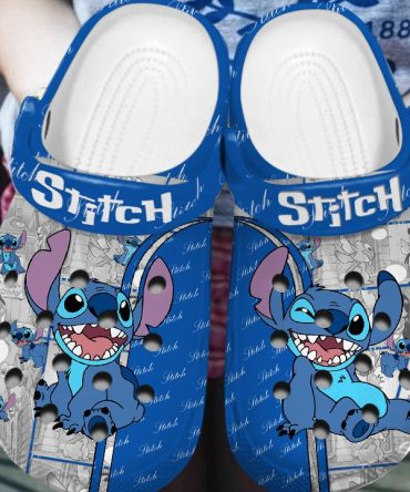 Lilo & Stitch Crocs - Comfortable Beach Sandals With Fun Cartoon Design