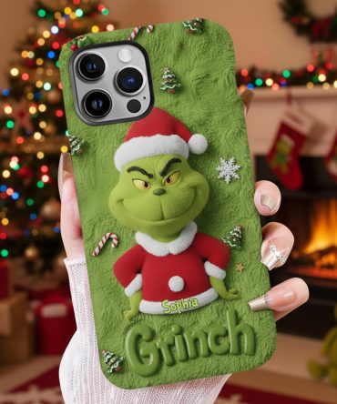 Grinch Merry Grinchmas - Personalized Stole Christmas Full Print Phone Case