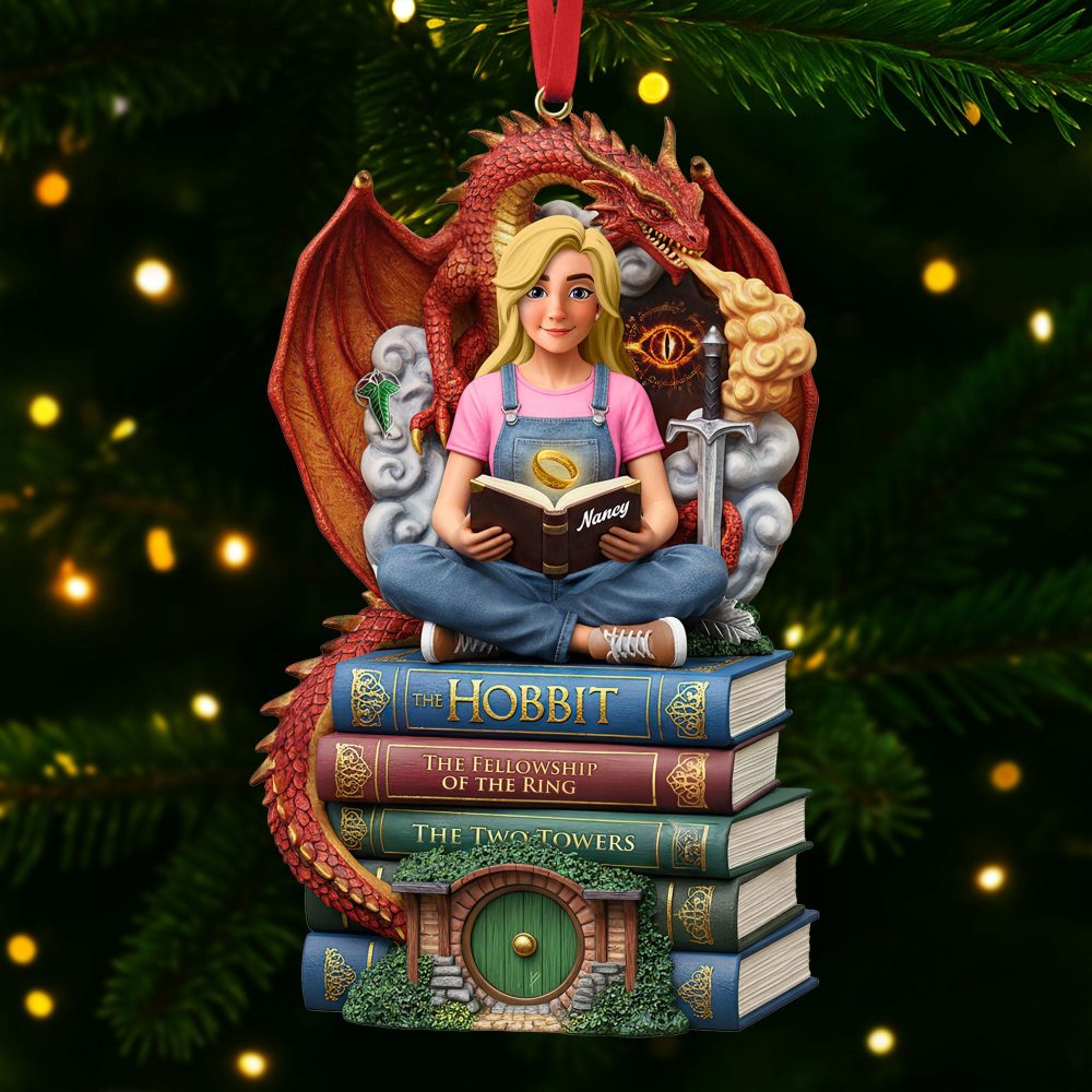 For Every Book Lover, A Magical Moment Awaits - Personalized Book Lover Christmas Ornament - Gift For Readers And Book Enthusiasts - Image 2
