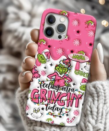 Grinch Extra Grinchy Today - Personalized Stole Christmas Full Print Phone Case