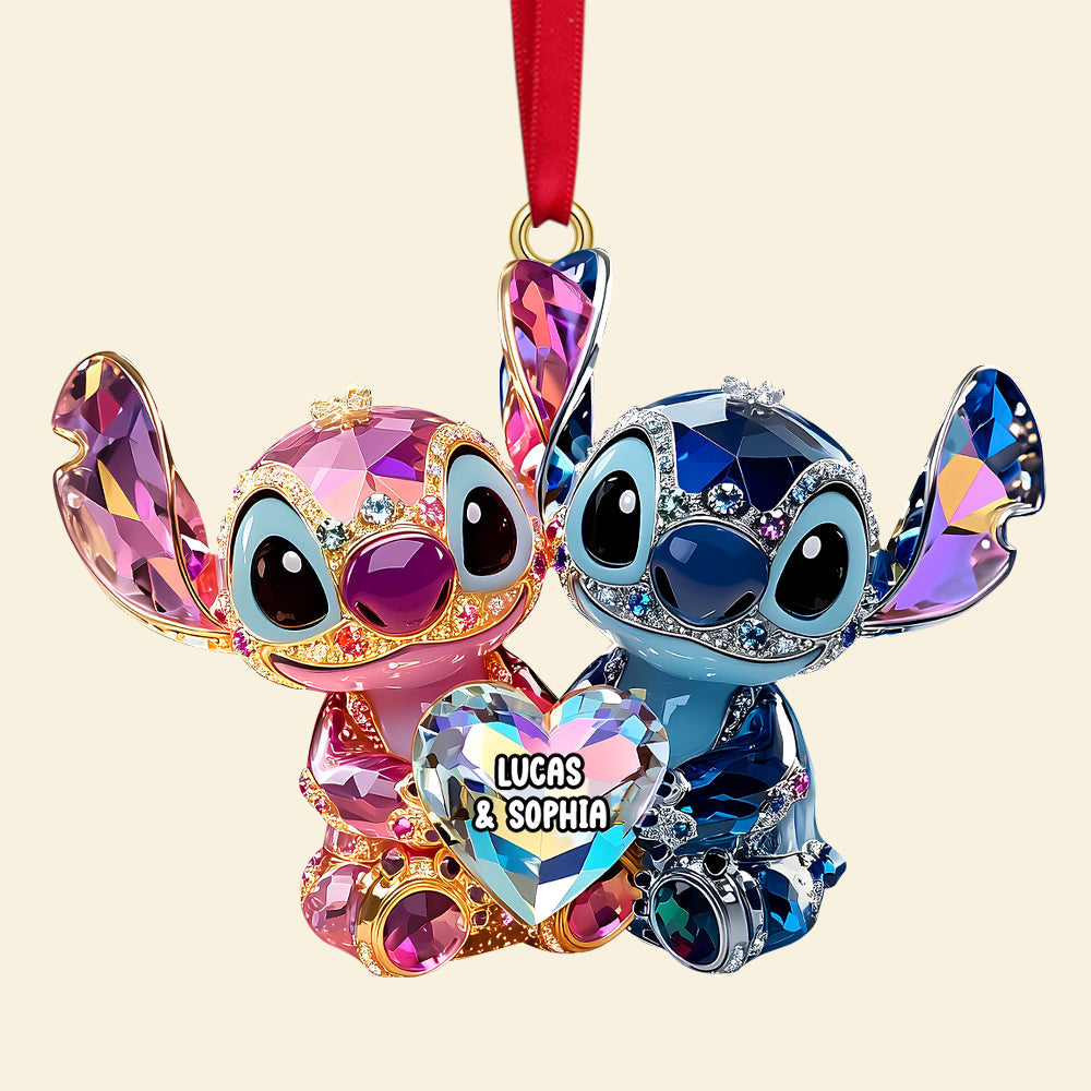 Forever In Love — Personalized Couples Christmas Ornament - Image 5