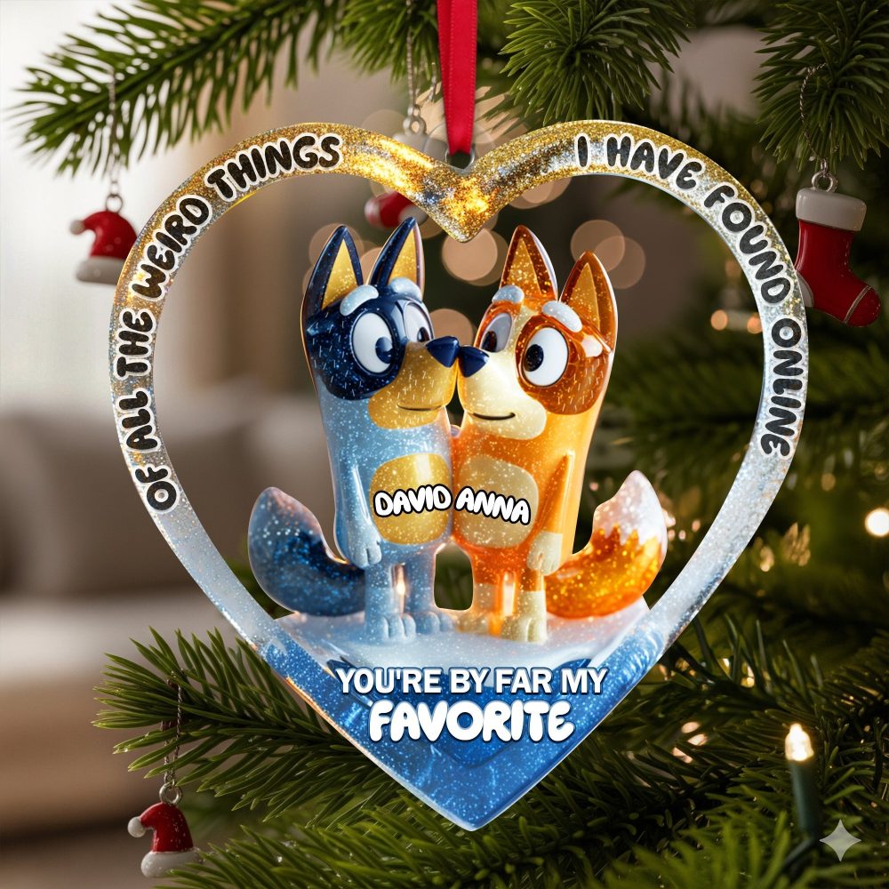 You'Re By Far My Favorite Ornament - Personalized Christmas Gift For Couples