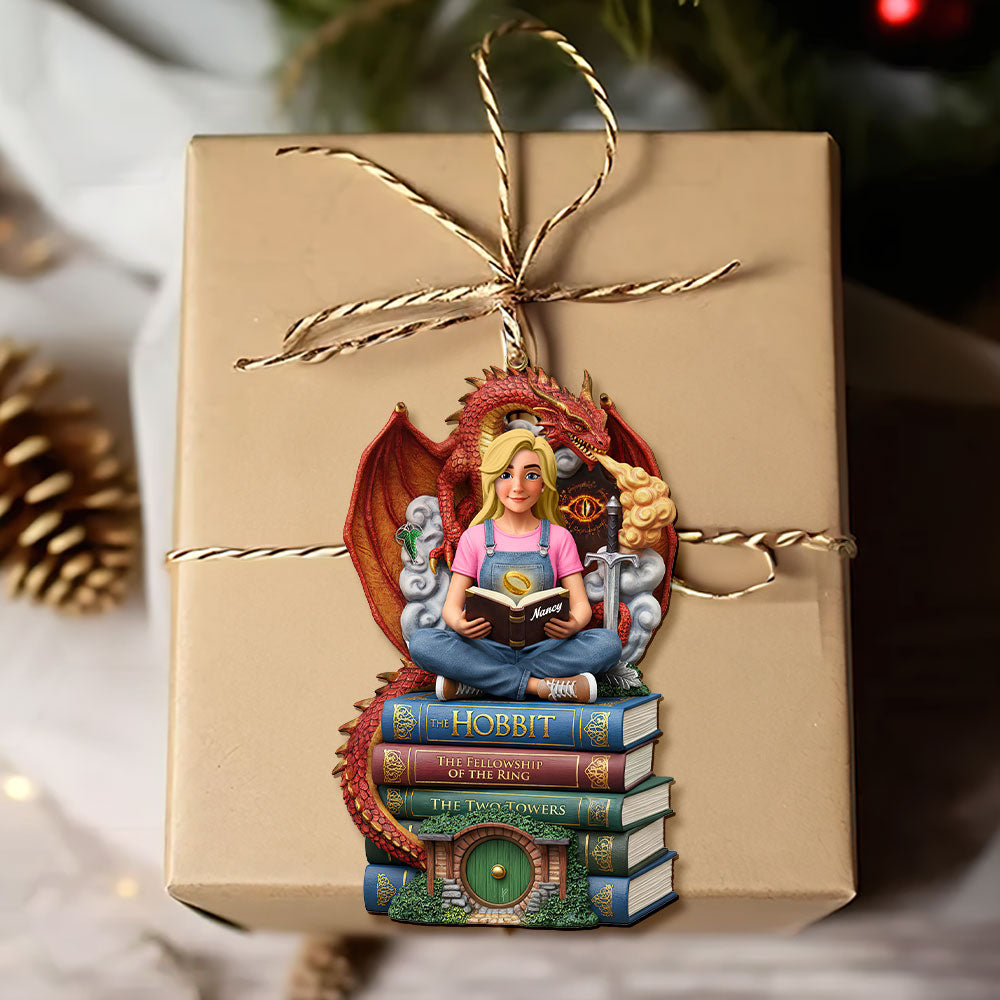 For Every Book Lover, A Magical Moment Awaits - Personalized Book Lover Christmas Ornament - Gift For Readers And Book Enthusiasts - Image 4