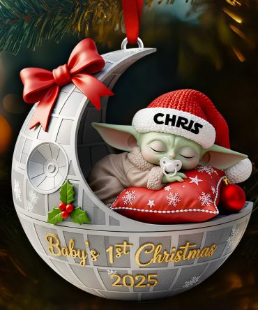 “Your Baby’S 1St Christmas, A Special Memory” - Personalized Baby’S 1St Ornament