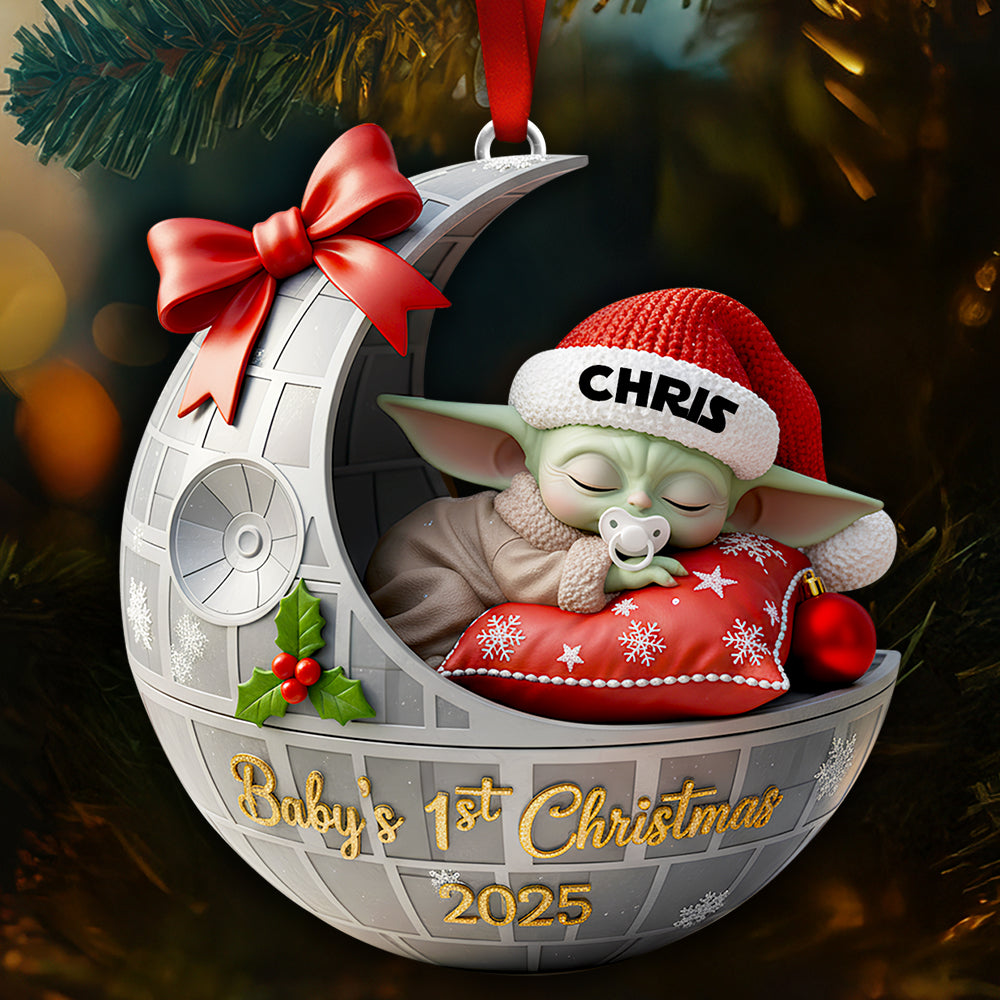 “Your Baby’S 1St Christmas, A Special Memory” - Personalized Baby’S 1St Ornament