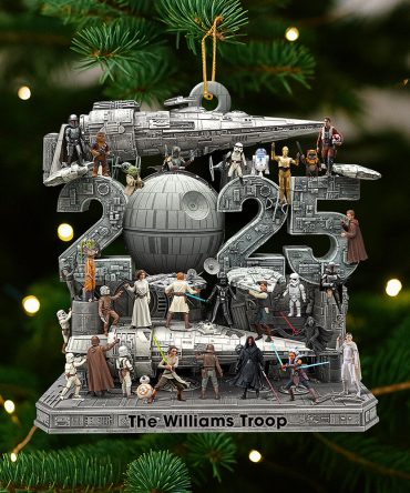Cosmic Christmas Troop Ornament - Personalized Gift For Movie Fans