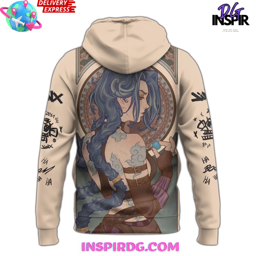 Arcane League Of Legends Jinx Vi Special Hoodie - Image 5
