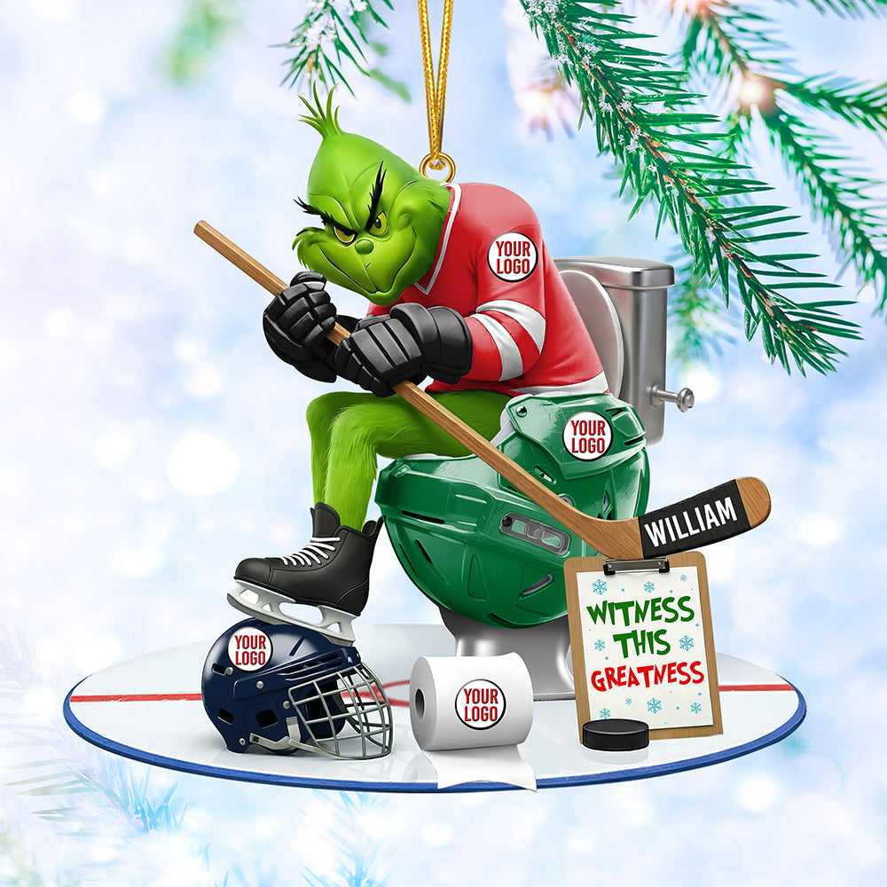 “Make Your Holidays Merry And Bright!” - Strong Rivalry Sports Ornament, Personalized Gift For Sports Fans - Image 3