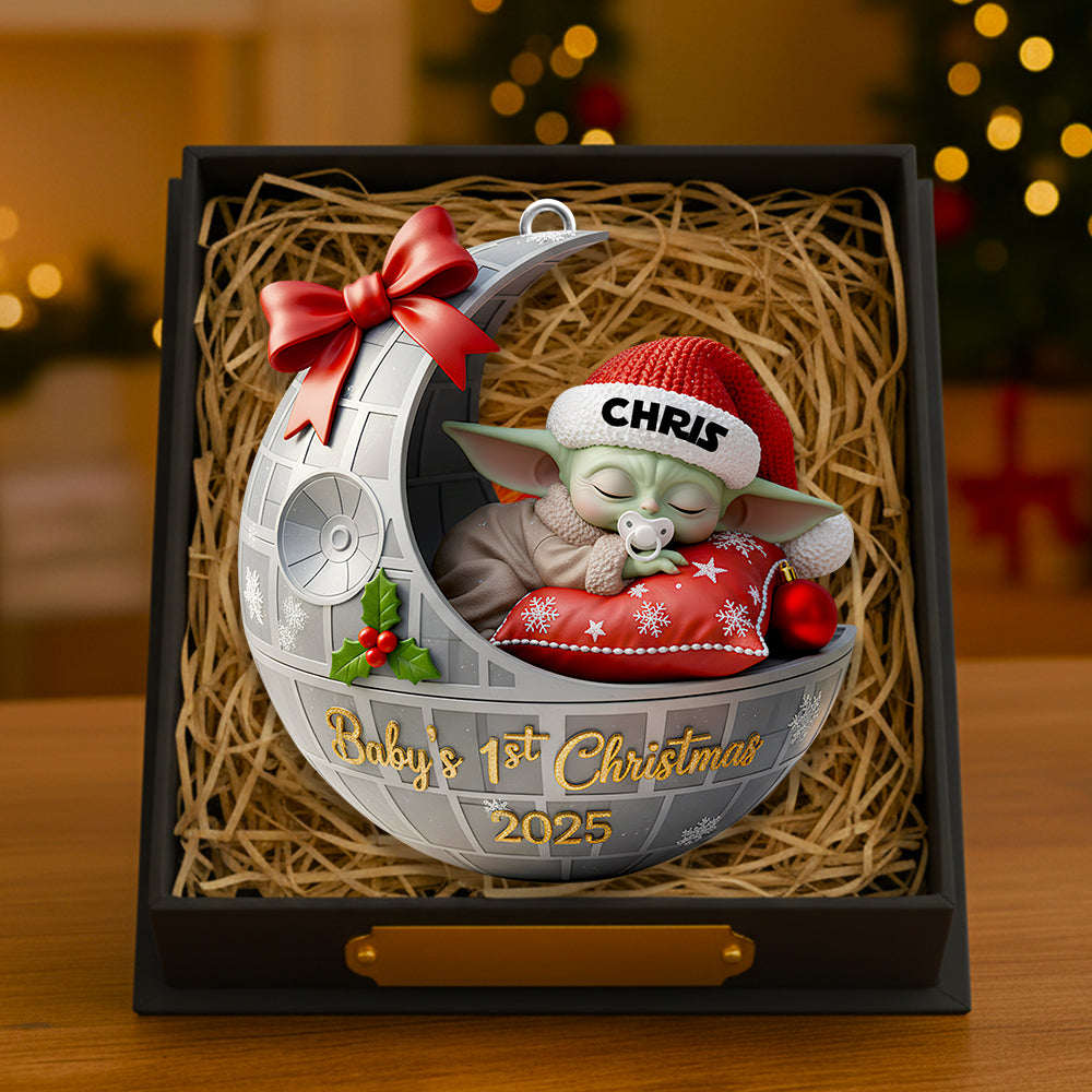 “Your Baby’S 1St Christmas, A Special Memory” - Personalized Baby’S 1St Ornament - Image 3
