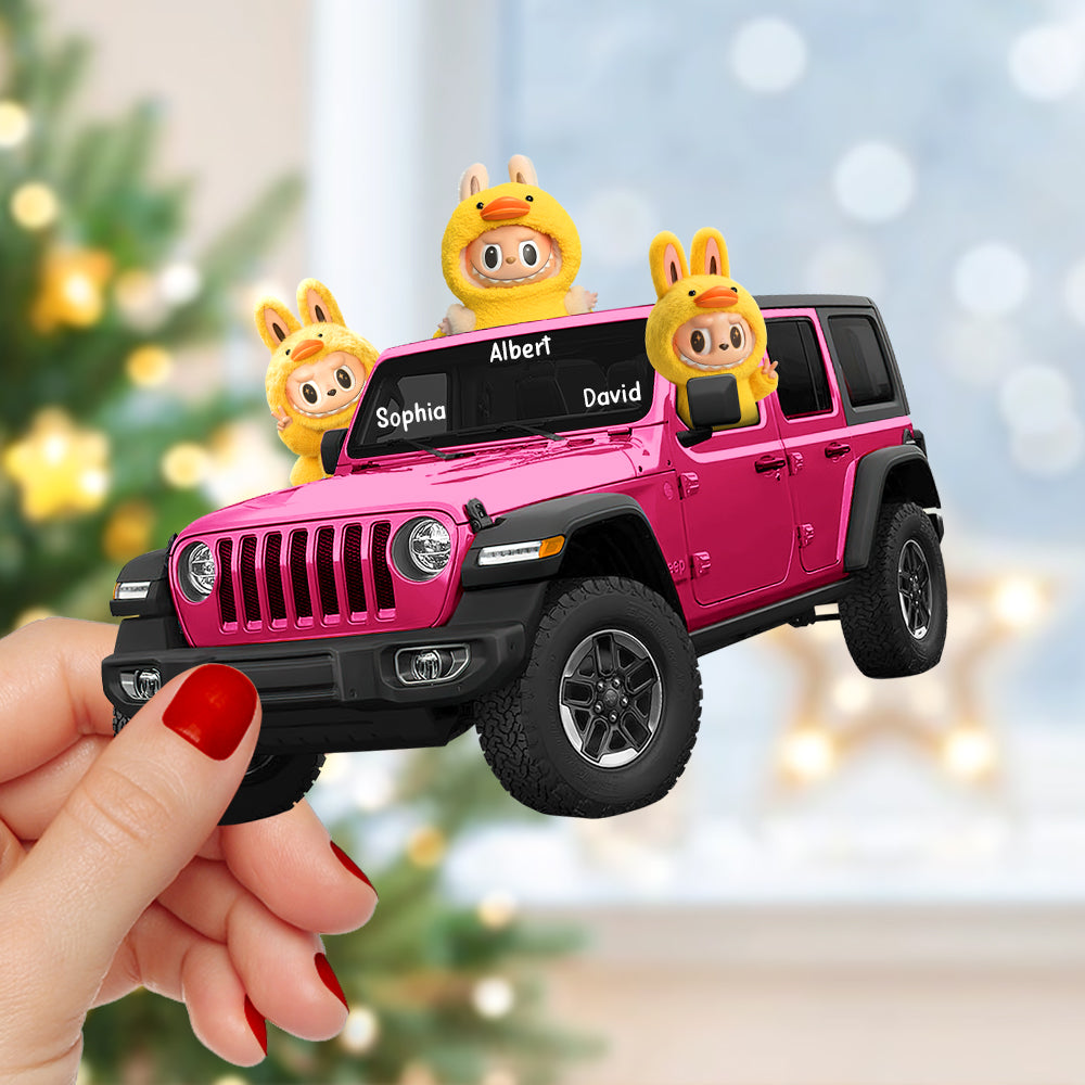 “Off-Road Adventurers Assemble!” - Monster Duck Off-Road Christmas Ornament - Personalized Gift For Outdoor Enthusiasts - Image 3
