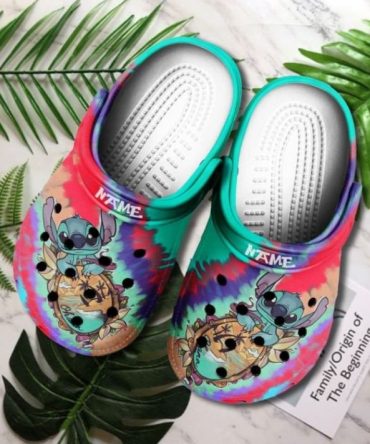 Lilo & Stitch Crocs Colorful Cartoon Print Clogs – Comfortable, Fun, And Stylish Footwear For All Ages