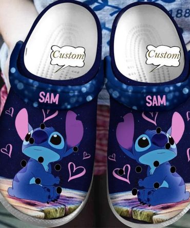 Lilo & Stitch Crocs Custom Kids' Clogs With Cute Cartoon Design - Personalize With Name!