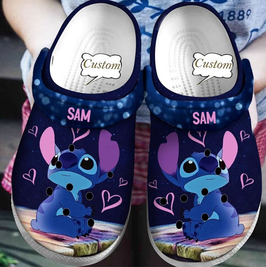 Lilo & Stitch Crocs Custom Kids' Clogs With Cute Cartoon Design - Personalize With Name!