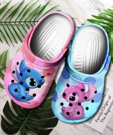 Lilo & Stitch Crocs Kids' Cute Cartoon Animal Clogs - Comfy, Colorful Slip-Ons For Fun Outdoor Play