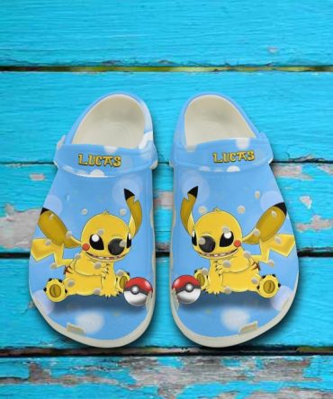 Lilo & Stitch Crocs Custom Blue Cartoon Kids Clogs With Cute Character Design – Perfect For Playtime & Comfort!